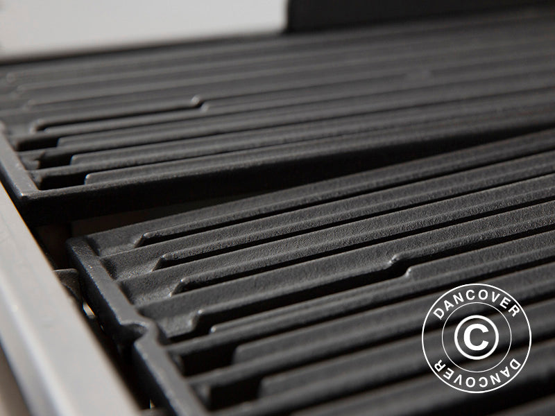 Gas BBQ Grill Crown 420 61x145x116cm Black (SE+IS)