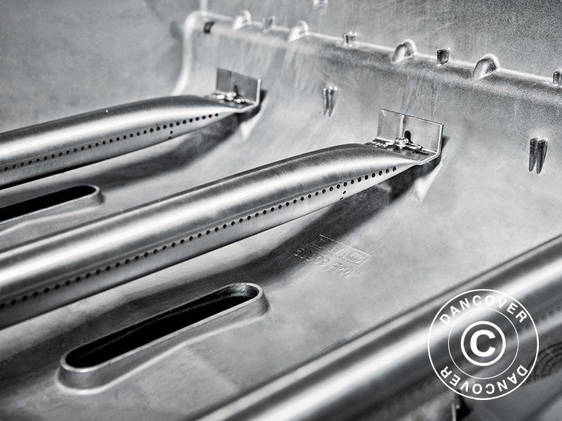 Gas BBQ Grill Crown 420 61x145x116cm Black (SE+IS)