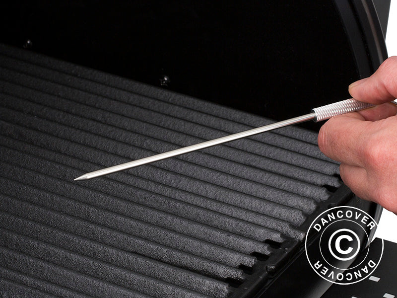 Pellet BBQ Grill Crown 400 65x133x111cm Black