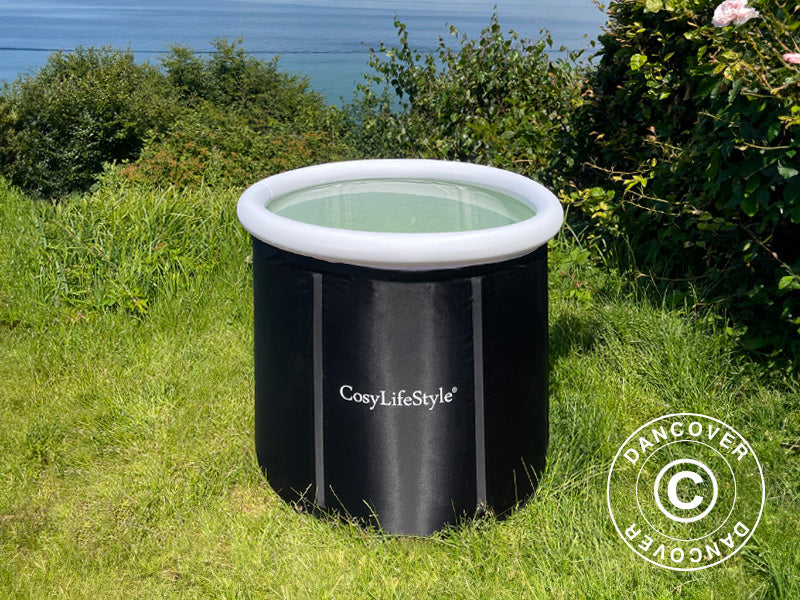 Wanna do kąpieli lodowej, Ø80x75cm, 300L, Czarno/Biała