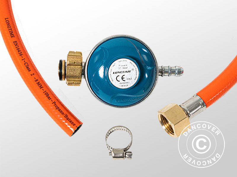 Gas BBQ Grill 53x123x112cm Black (FR)