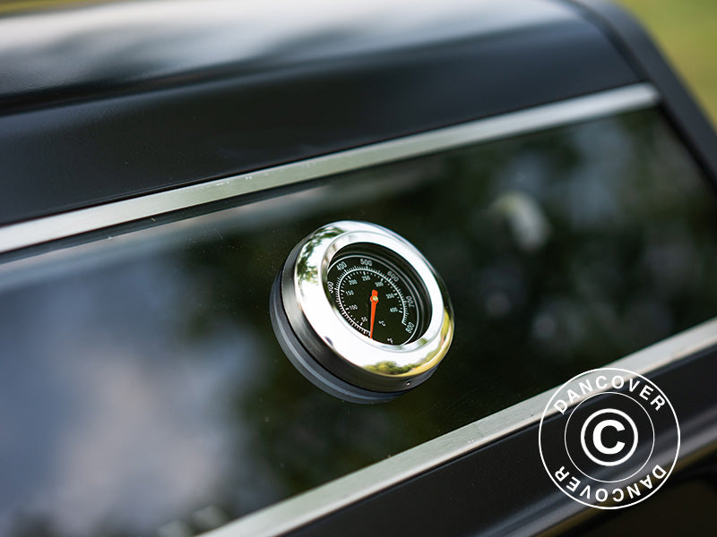 Gas BBQ Grill 53x123x112cm Black (IT)