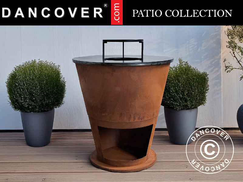 Misa paleniskowa, &Oslash;74,5x80cm, Kolor rdzy