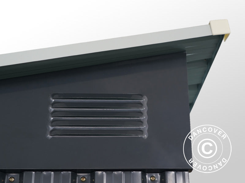 Szopa ogrodowa ze świetlikiem 2,38x1,74x1,96m, 4,14m&sup2;, ProShed&reg;, Antracyt/Biały