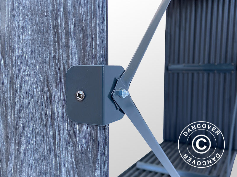 Drewutnia, podwyższona grządka ogrodowa, GPPS, 1,5x0,5x1m, 0,75m², Szara DOSTĘPNA
TYLKO 2 SZTUKA