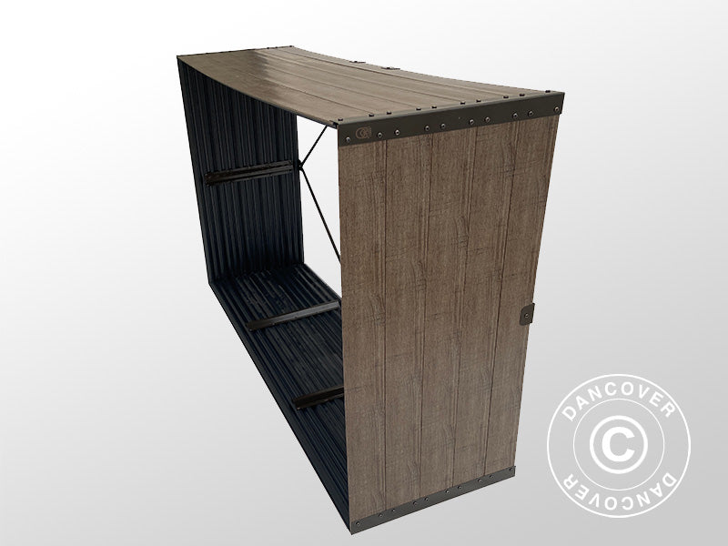 Drewutnia, podwyższona grządka ogrodowa, GPPS, 1,5x0,5x1m, 0,75m², Brązowo DOSTĘPNA
TYLKO 3 SZTUKA