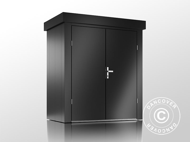 Metal Garden Shed S 1,9x1,18x2,13m Anthracite