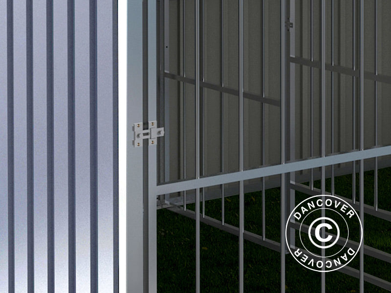 Wybieg dla psów 3,22x2,76x1,85m ProShed®, Antracyt