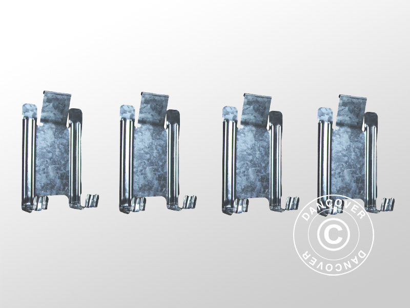 Stalowe haki do szopy ogrodowej, ProShed®, 4 sztuki