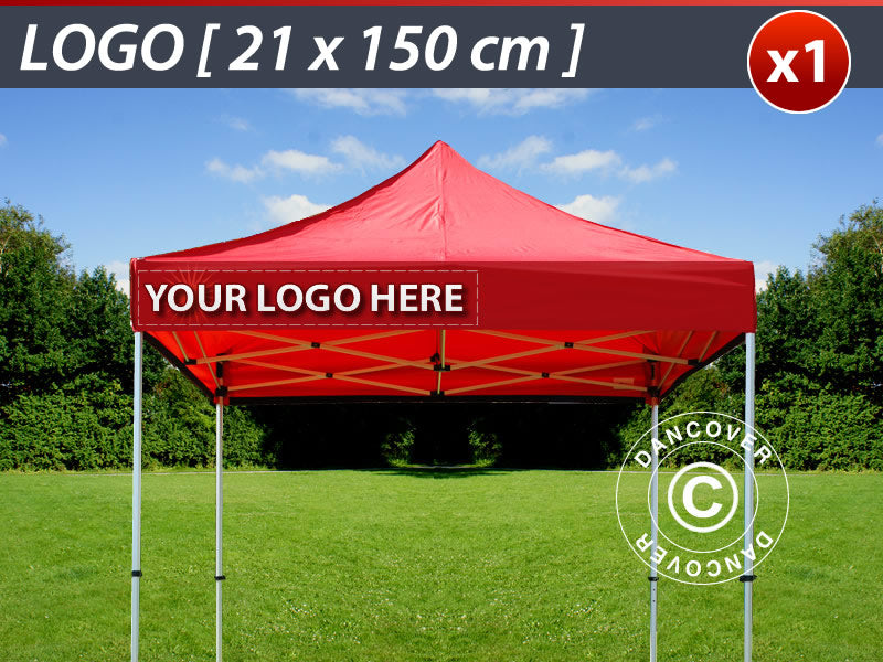 1 szt. FleXtents nadruk na falbanę 21x150cm, wyrównany do lewej