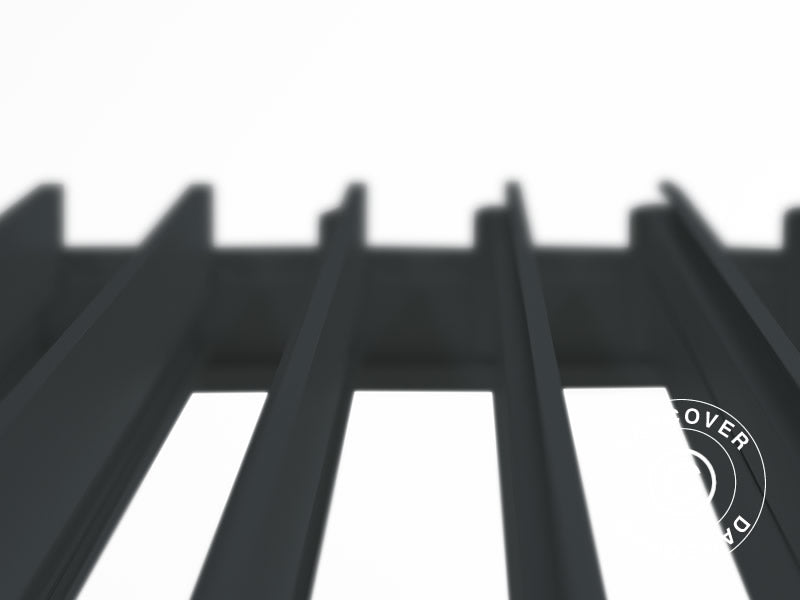 Bioklimatyczna pawilon Pergola Mirador, 3x3,6m, Antracyt