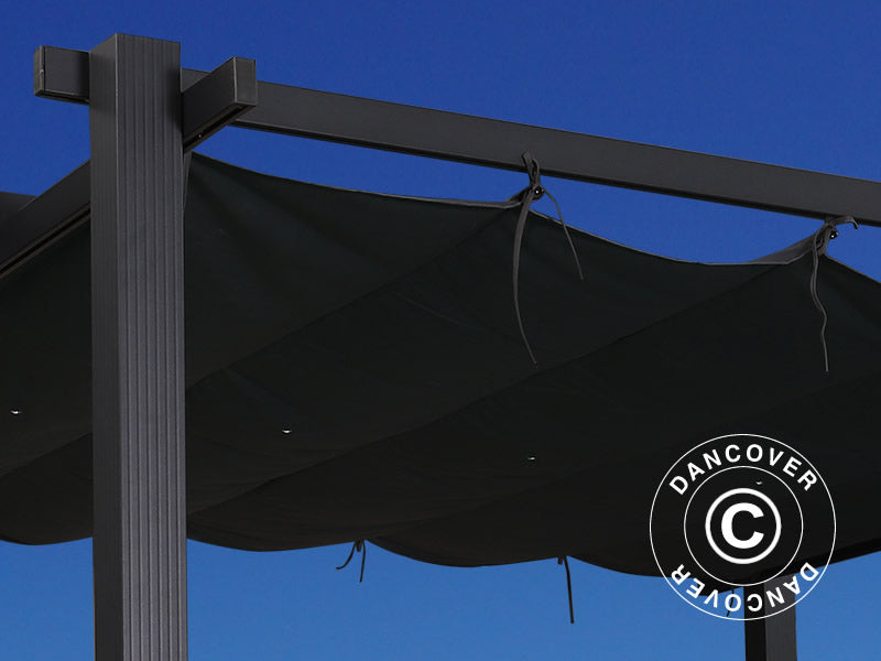 Pawilon Pergola Santa Cruz, 3x4m, Ciemny szary
