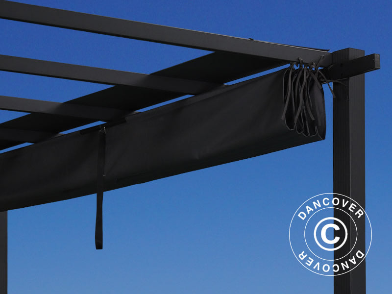 Pawilon Pergola Santa Cruz, 3x4m, Ciemny szary