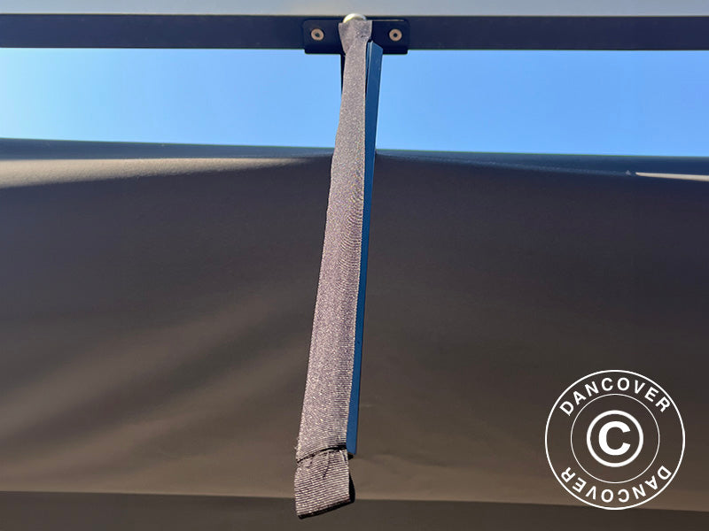 Pawilon Pergola Santa Cruz, 3x6m, Ciemny szary