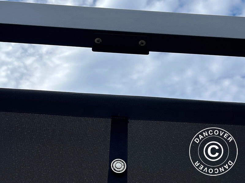 Pawilon Pergola Santa Cruz, 3x6m, Ciemny szary