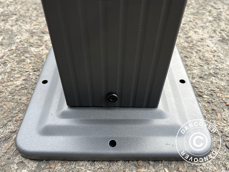 Pawilon Pergola Santa Cruz, 4x4m, Ciemny szary