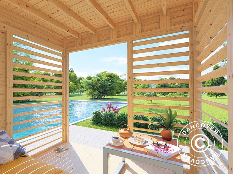 Drewniany pawilon, Bertilo Garten Lounge 1, 2,26x2,34x2,32m