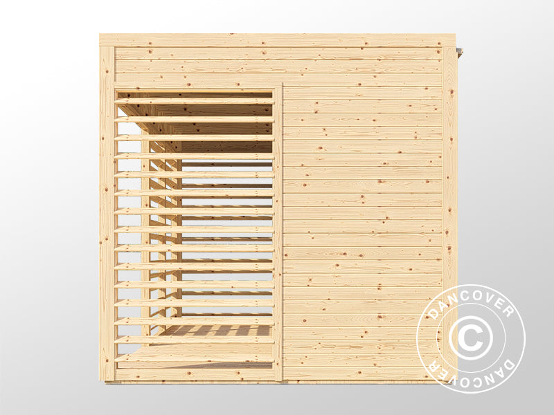 Drewniany pawilon, Bertilo Garten Lounge 2, 3,37x2,34x2,32m