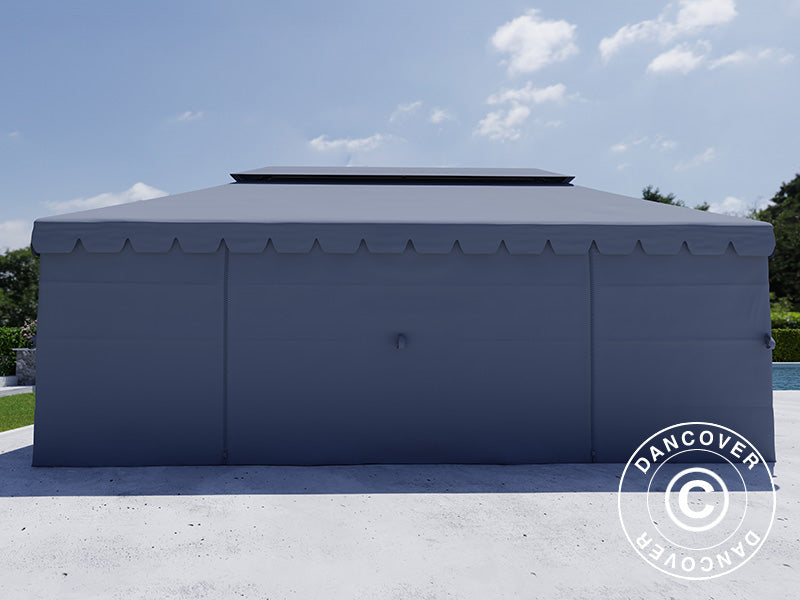 Pawilon ogrodowy Osiris 4x6m, Szary