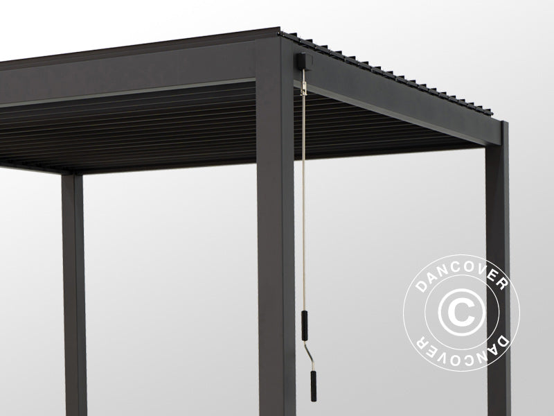 Bioklimatyczna pawilon Pergola San Marino 3x4m, Antracyt