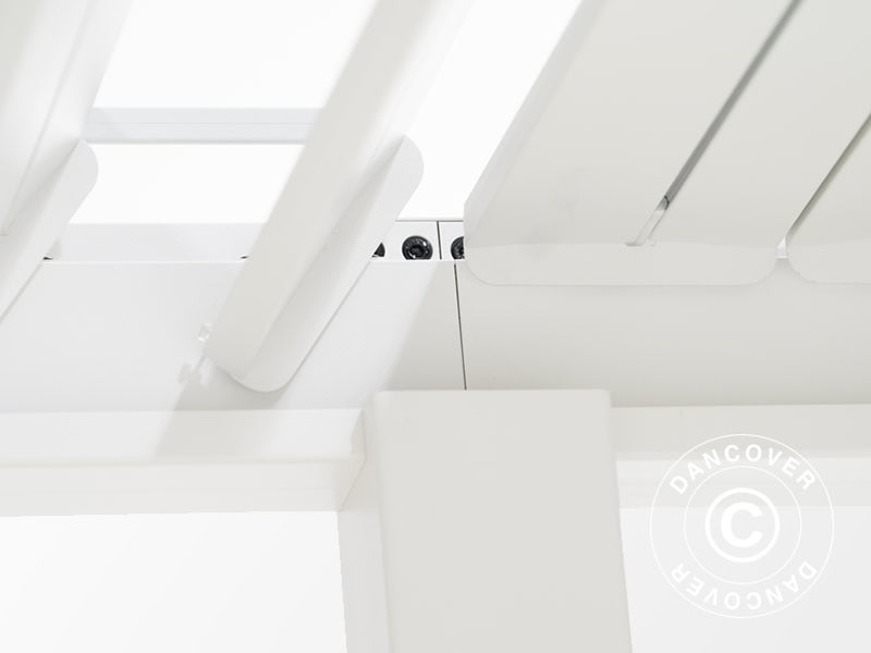 Bioklimatyczna pawilon Pergola San Marino 3x6m, Biały