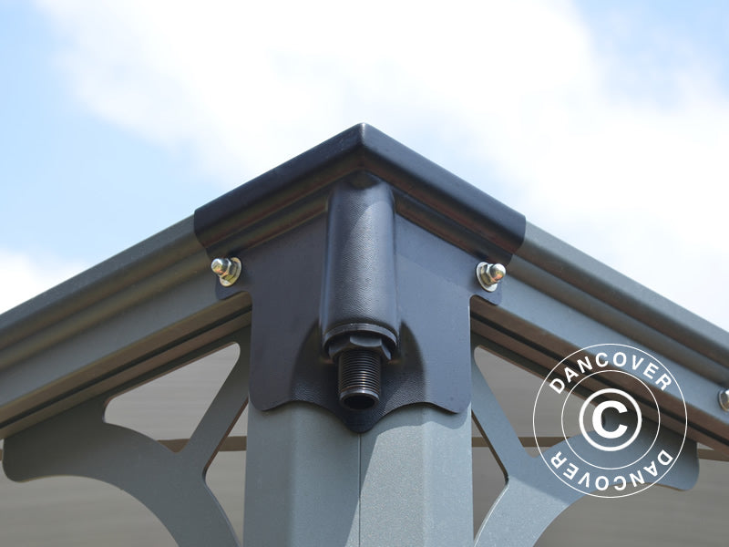 Pawilon ogrodowy Monaco, Palram/Canopia, 4,5x4,5m, Szary