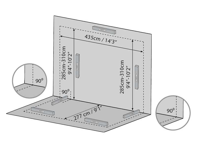 Ogród zimowy SanRemo, Palram/Canopia, 3x4,25m Antracyt