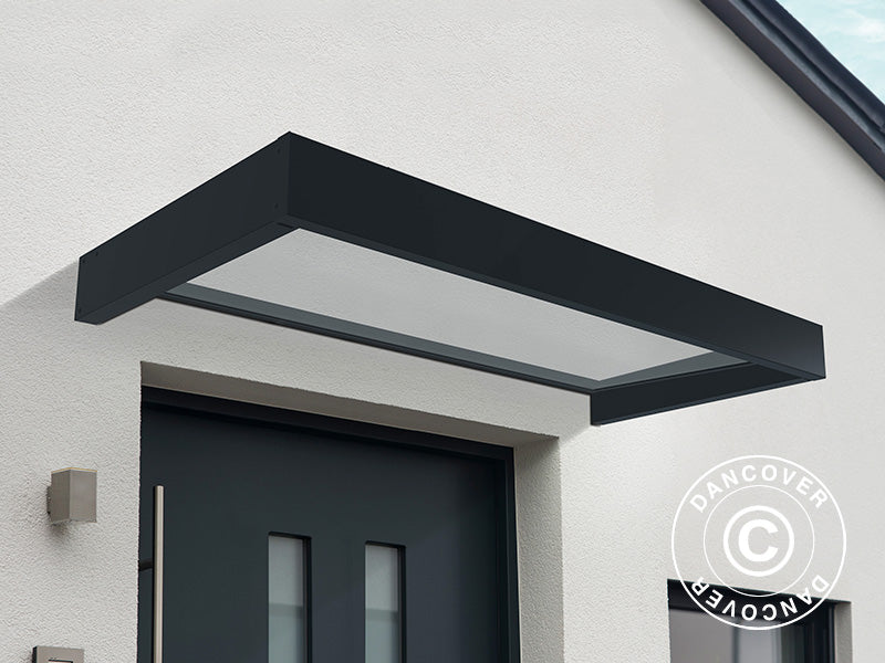 Zadaszenie drzwiowe Sophia 2150, Palram/Canopia, 0,95x2,15x0,17m, Ciemnoszary/Przezroczysty