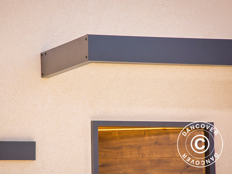 Zadaszenie drzwiowe Sophia 2150, Palram/Canopia, 0,95x2,15x0,17m, Ciemnoszary/Przezroczysty