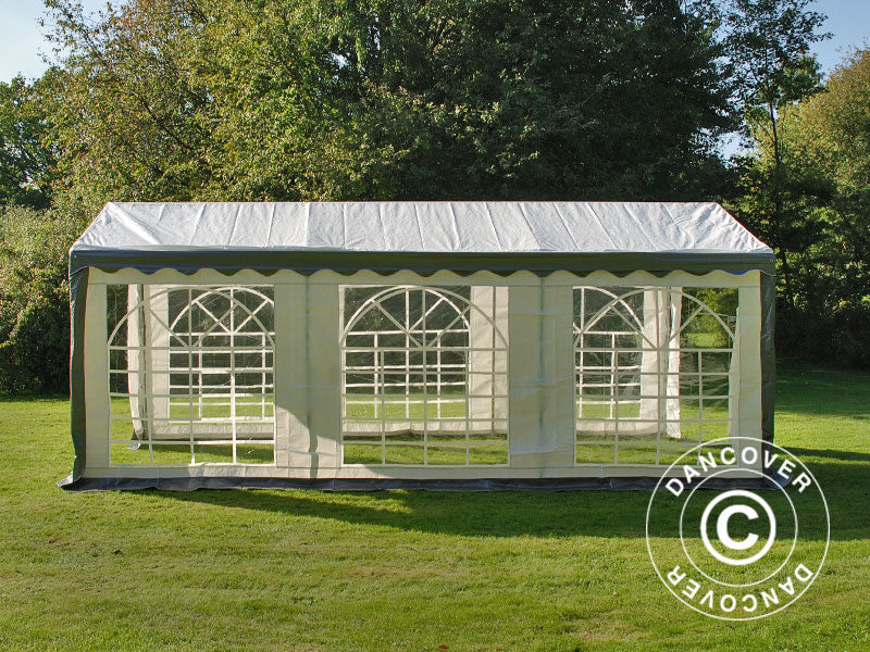 Namiot imprezowy PLUS 3x6m PE 700, Szary/Biały