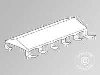 Poszycie dachowe dla namiot imprezowy Original 5x10m PCV, "Arched", Biały