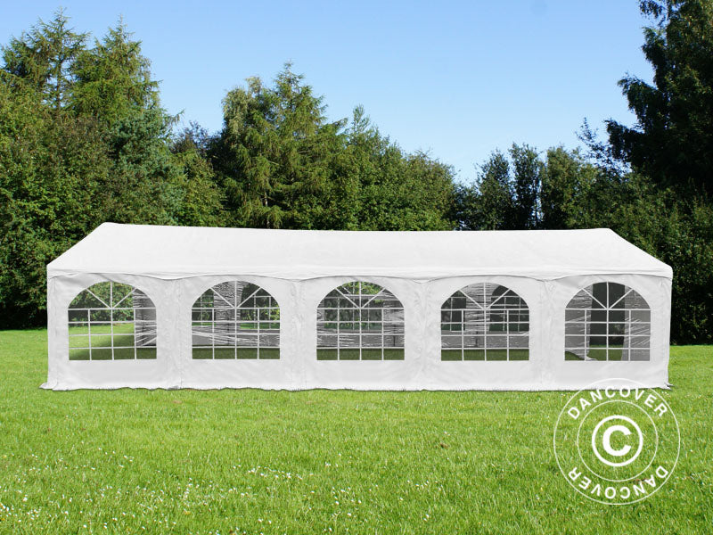 Namiot imprezowy Original 5x10m PVC 900, "Arched", Biały