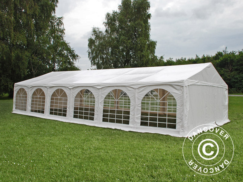 Namiot imprezowy Exclusive 6x12m PVC 900, "Arched", Biały