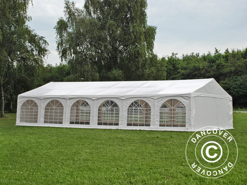 Namiot imprezowy Exclusive 6x12m PVC 900, "Arched", Biały