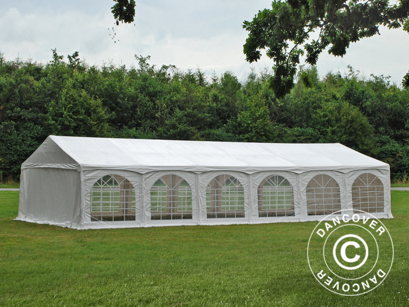 Namiot imprezowy Exclusive 6x12m PVC 900, "Arched", Biały