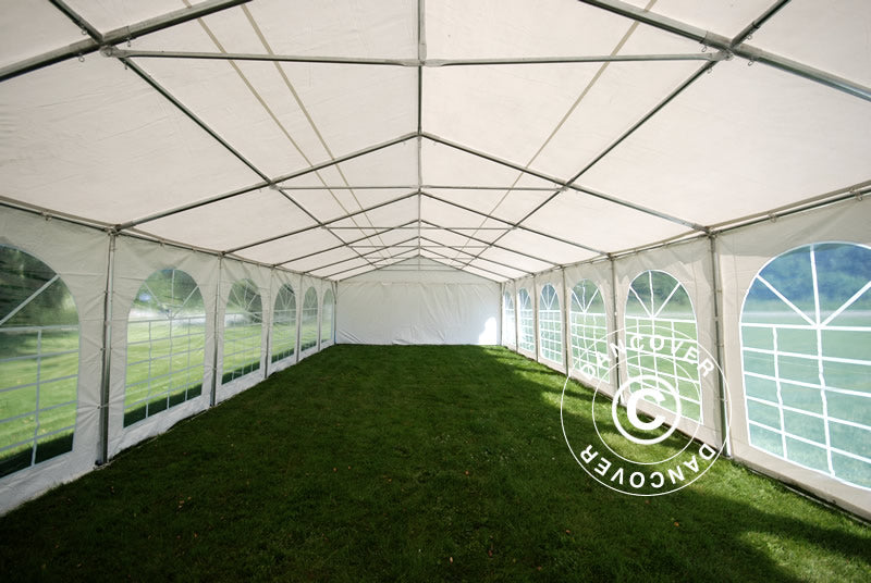 Namiot imprezowy Exclusive 6x12m PVC 900, "Arched", Biały