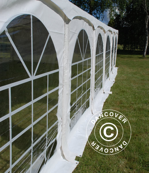 Namiot imprezowy Exclusive 6x12m PVC 900, "Arched", Biały