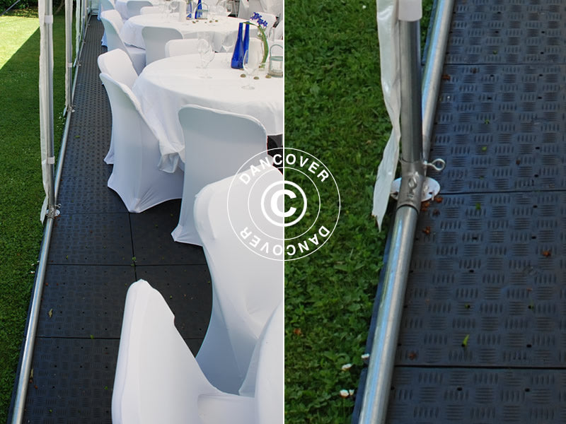 Namiot imprezowy Exclusive 6x12m PVC 900, Szary/Biały