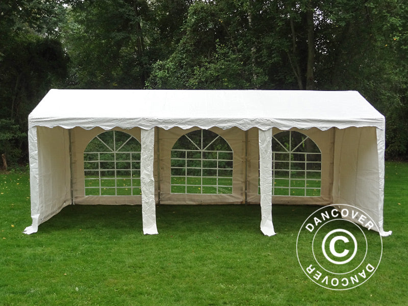 Namiot imprezowy SEMI PRO Plus 3x6m PVC 900, Biały