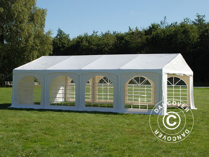 Namiot imprezowy Original 5x8m PVC 900, "Arched", Biały