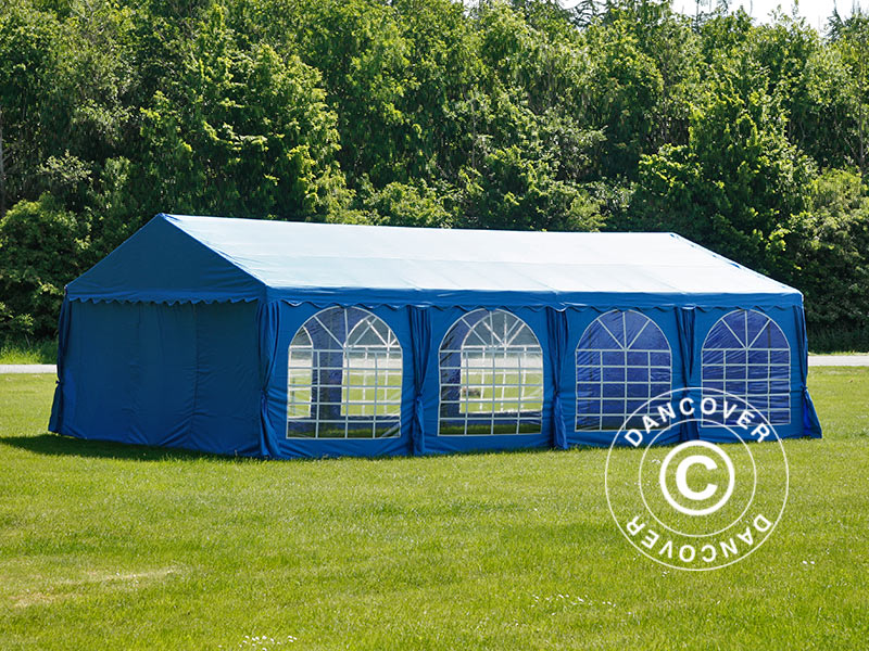 Namiot imprezowy UNICO 5x8m, Niebieski