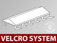 Poszycie dachowe do namiotu imprezowego UNICO, PCV/Poliester, 5x10m, Biały