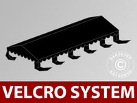 Poszycie dachowe do namiotu imprezowego UNICO, PCV/Poliester, 5x10m, Czarny