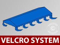 Poszycie dachowe do namiotu imprezowego UNICO, PVC/Poliester, 5x10m, Niebieski