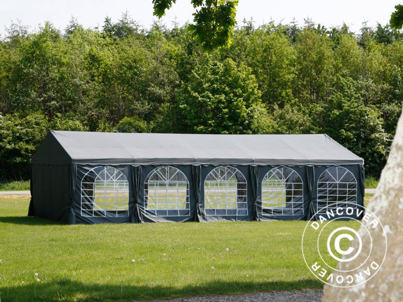 Namiot imprezowy UNICO 5x10m, Ciemny szary