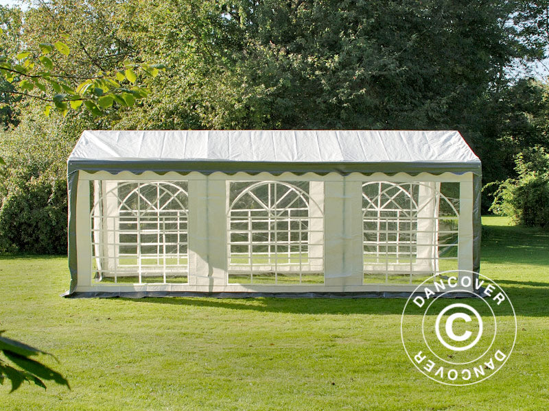 Namiot imprezowy PLUS 4x6m PE 700, Szary/Biały