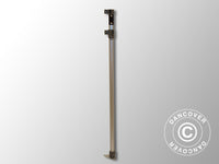 Wspornik narożny kompletny 2,09/2,39m, Szare złącze