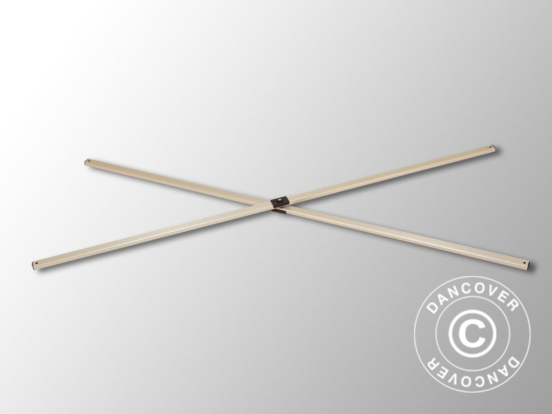 Listwa rozporowa kompletna, 2m, Czarne złącze