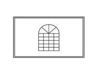 Ścianka boczna z oknem do PartyZone Pagoda, 3m, Biały