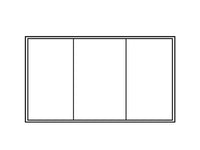 Ścianka boczna z drzwiami do PartyZone Pagoda, 3m, Biały